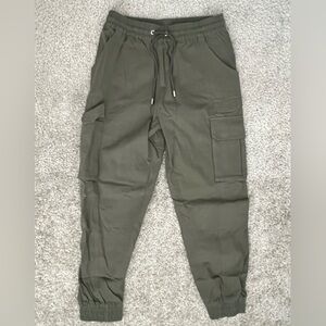 YoungLA Olive Cargo Joggers